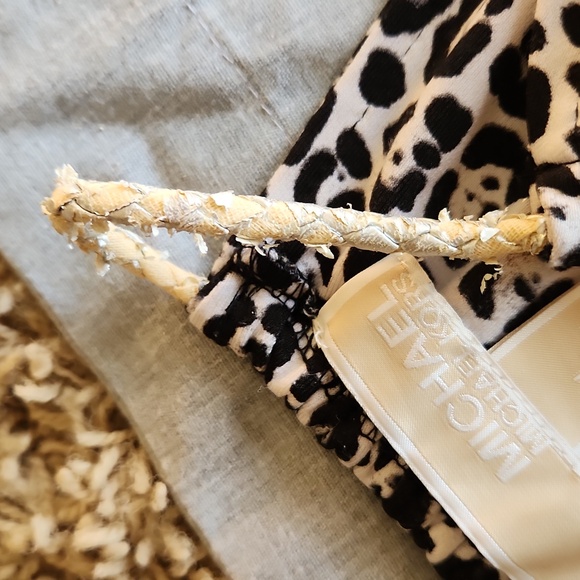 Michael Kors gray and black leopard print tank top womans size large - Picture 13 of 13